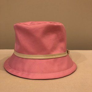 Coach Cotton Canvas Pink Rain Hat